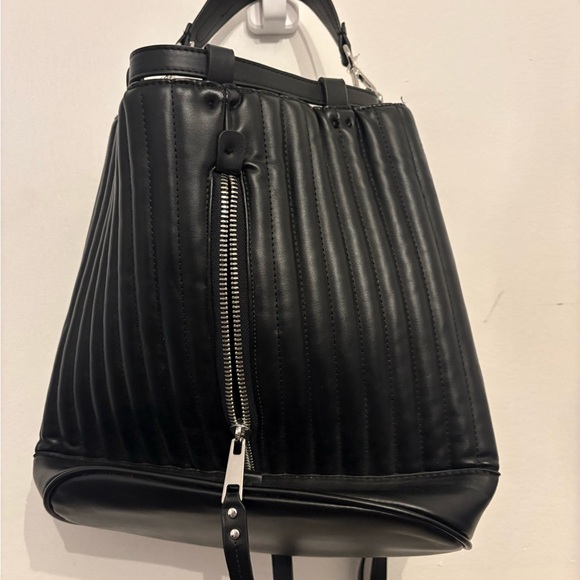 Zara Black Quilted Backpack - Picture 6 of 6